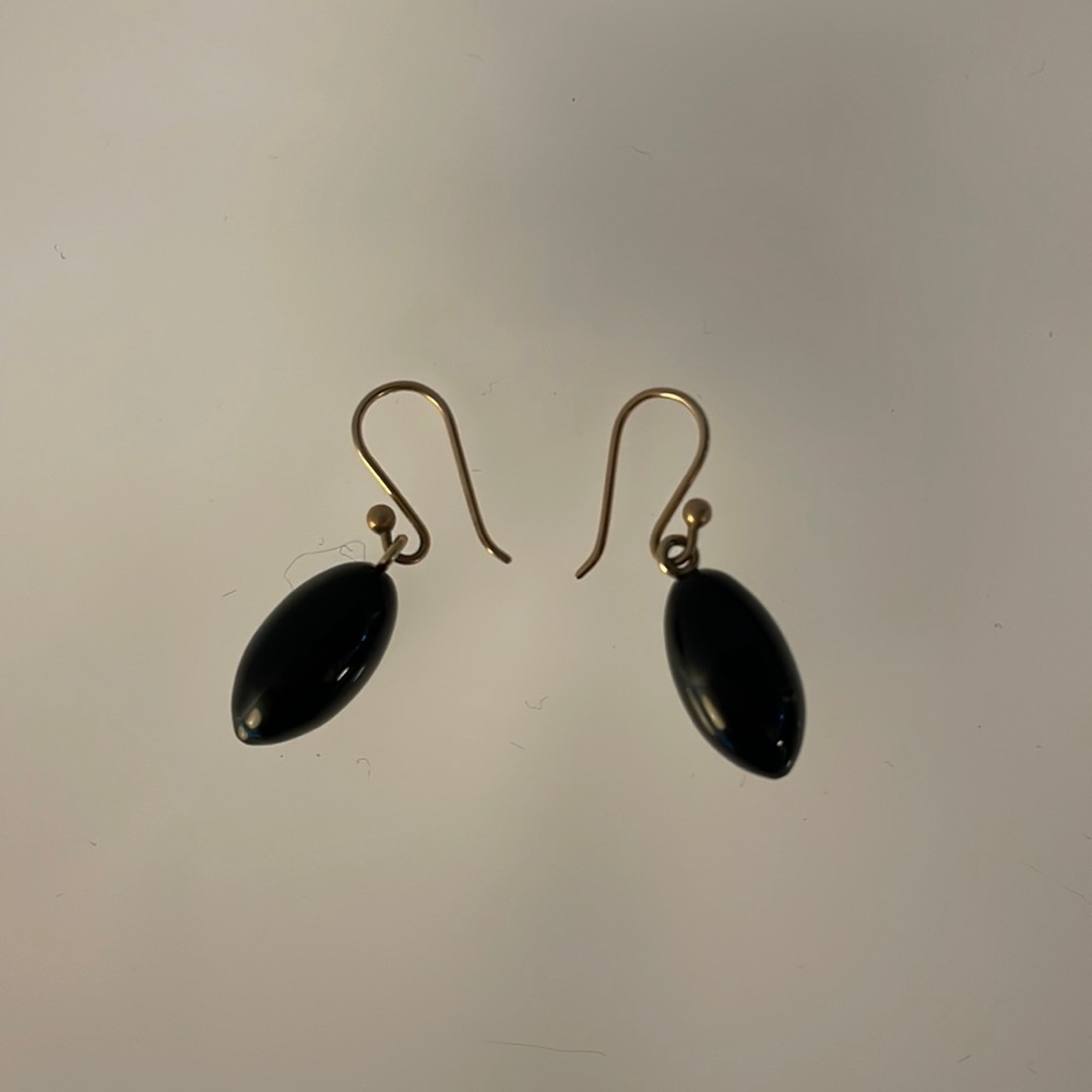 Ted Muehling Onyx Berry Pendant Earrings